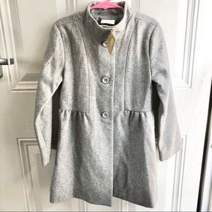 Crazy 8 girl’s gray winter long coat Size 5-6